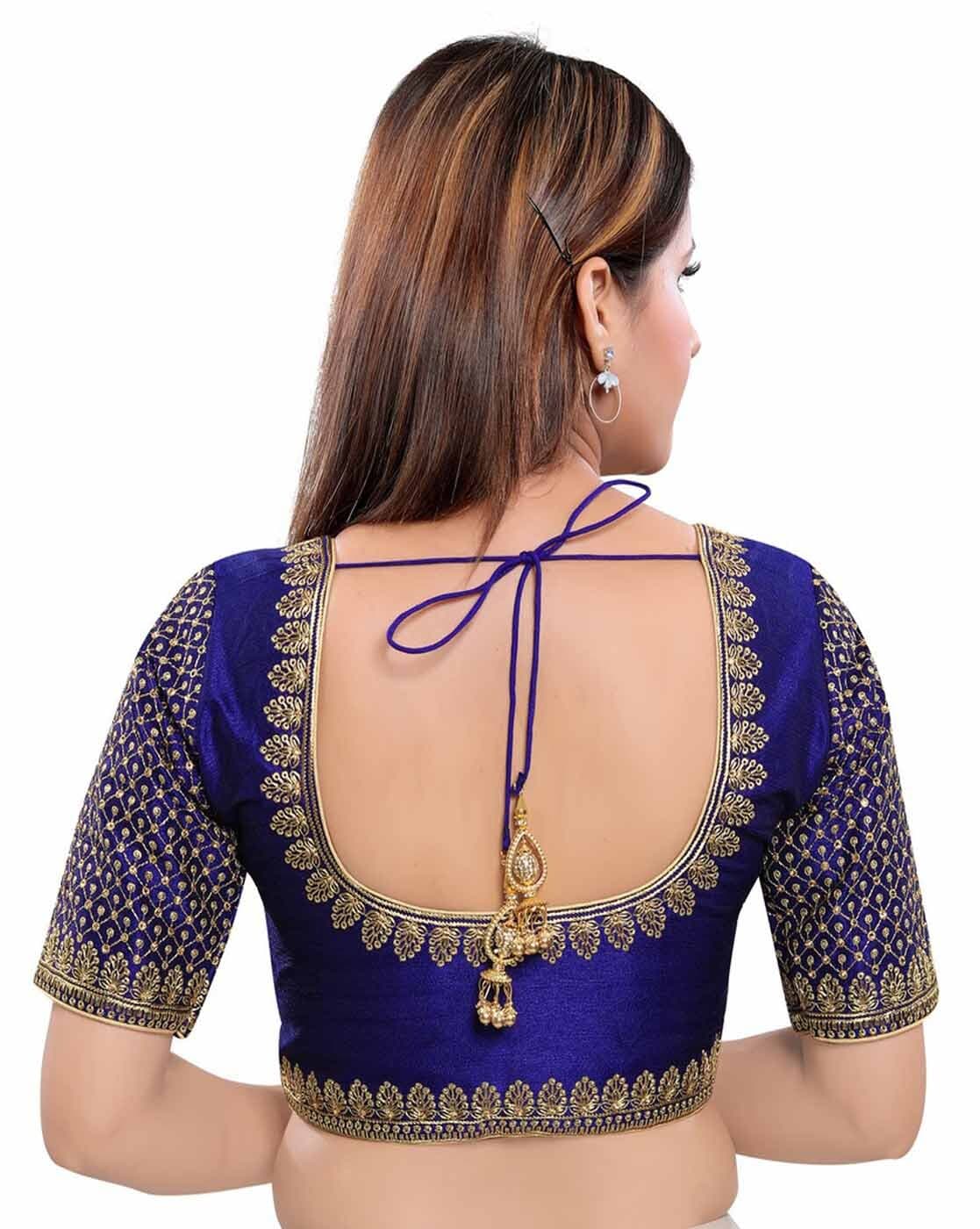 Buy Navy Blue Blouses for Women by Vamas Online