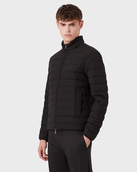 Armani quilted on sale jacket mens