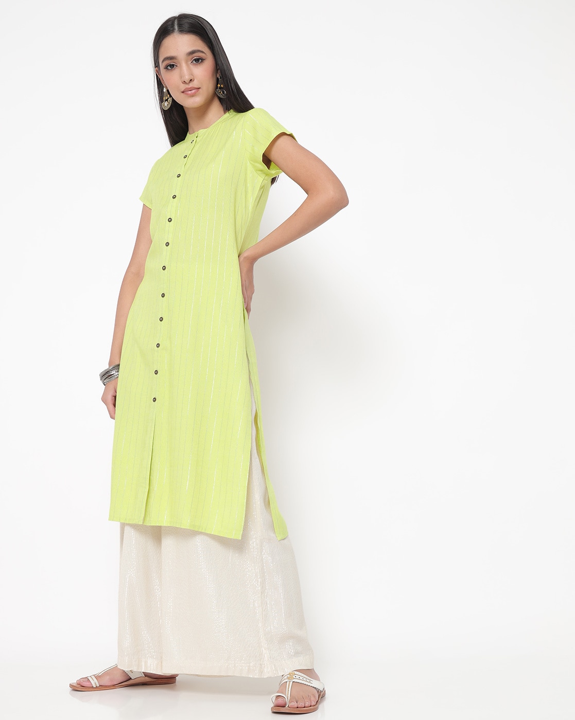 Buy Mint Green Kurtas for Women by SIYAHI Online | Ajio.com