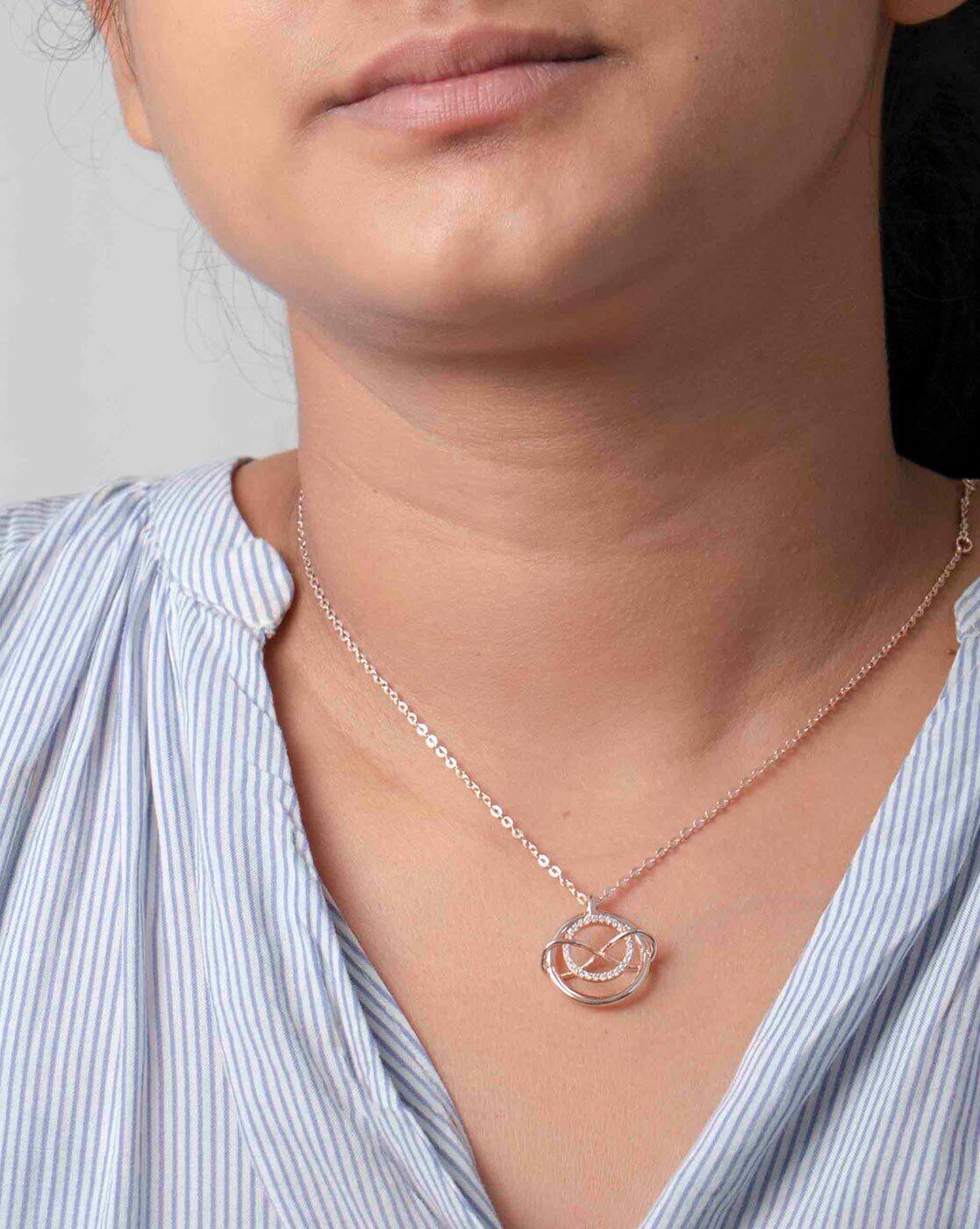 Buy Rose Gold Necklaces \u0026 Pendants for 