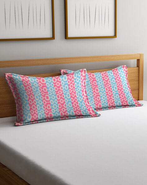 Pink hotsell geometric pillow