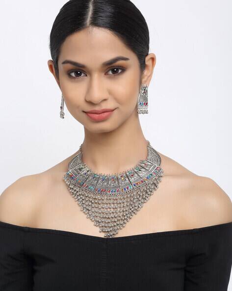 Buy Silver FashionJewellerySets for 