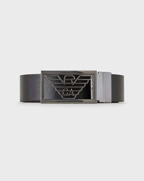 Emporio Armani Emporio Armani Belt With Shaped Eagle Buckle