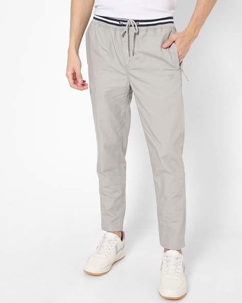 Buy Charcoal Grey Track Pants for Men by CROCODILE Online | Ajio.com
