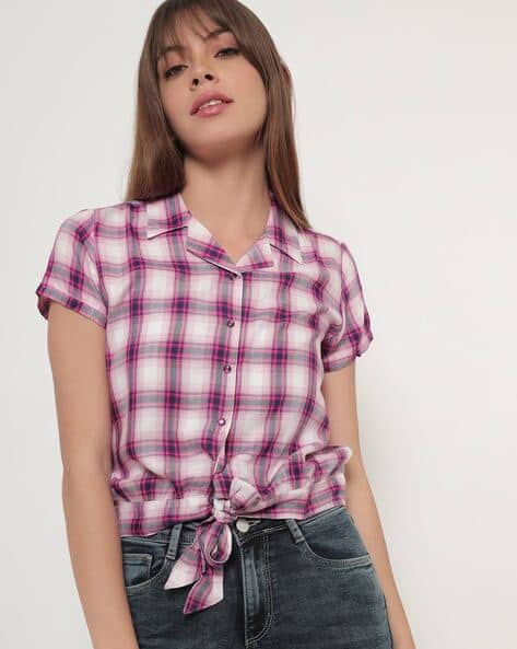 Buy Pink Shirts for Women by KRAUS Online