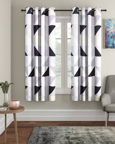 Cortina Eyelet Curtain Pack of 2 Window Curtains