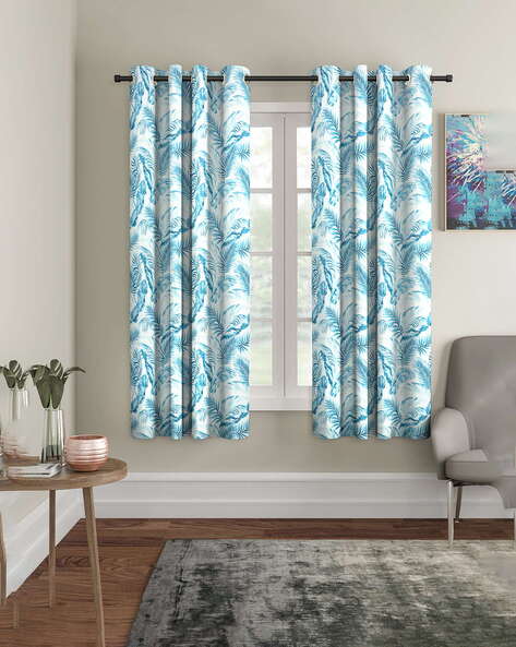 Cortina Eyelet Curtain Pack of 2 Polyester Window Curtains