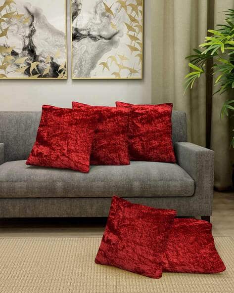 Red Sofa Pillows | Cabinets Matttroy