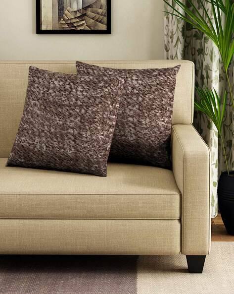 Set of Cotton Square Cushion Covers 16