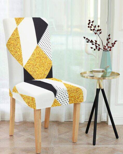 Cortina Eyelet Curtain Chair Cover Slipcover Elastic Installation