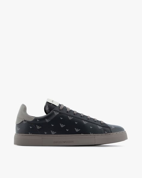 EMPORIO ARMANI All-Over Logo Lace-Up 