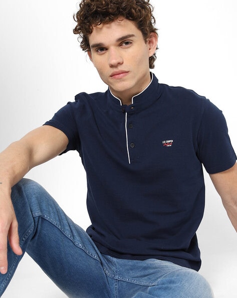 MODA BAMBINI Camicie & T-shirt Basic Lee Cooper Polo Blu navy 104 sconto 71% 