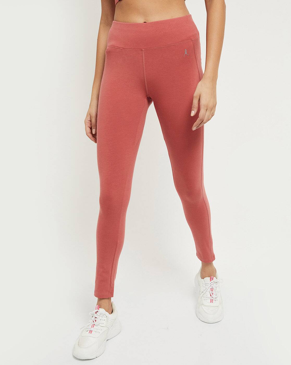 Buy Peach Track Pants for Women by MAX 