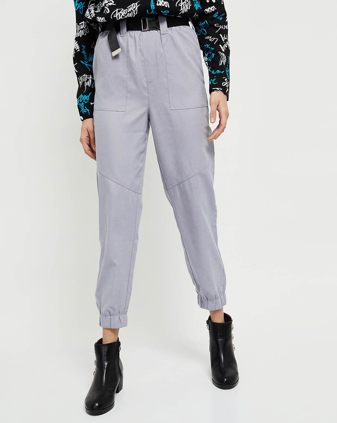 max solid women's track pants