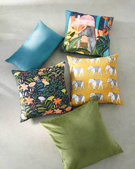 Marks and shop spencer green cushions