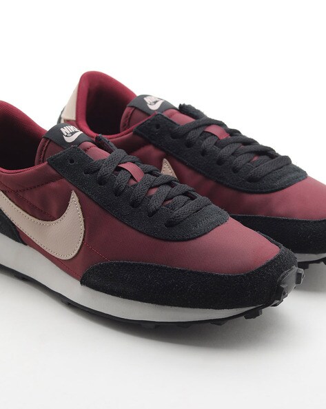 Dark maroon hot sale nike shoes