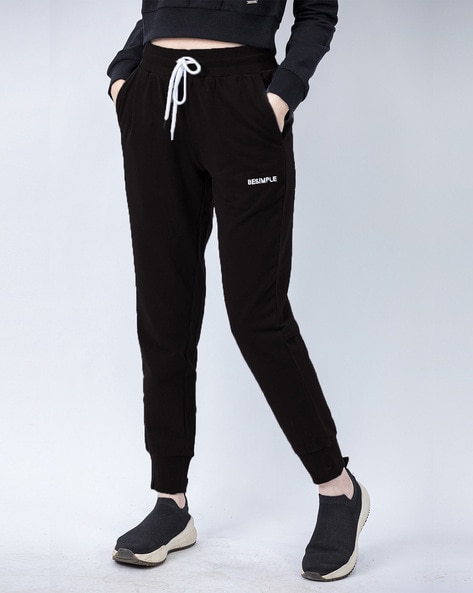 Buy Black Track Pants for Women by BESIMPLE Online Ajio