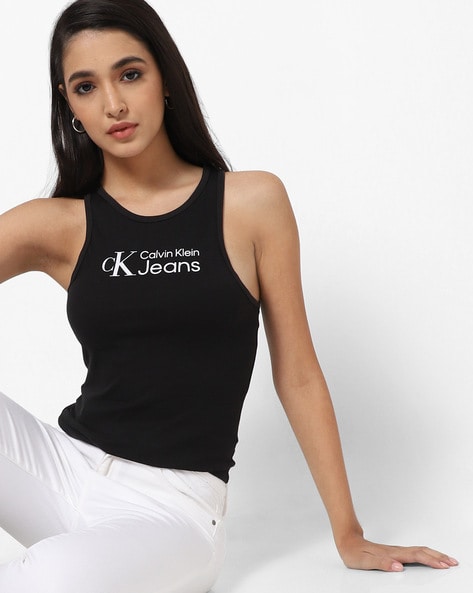 Buy Black Tops for Women by Calvin Klein Jeans Online 