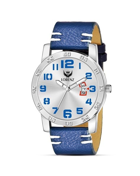 LORENZ MK-3069K Analogue Watch with Leather Strap