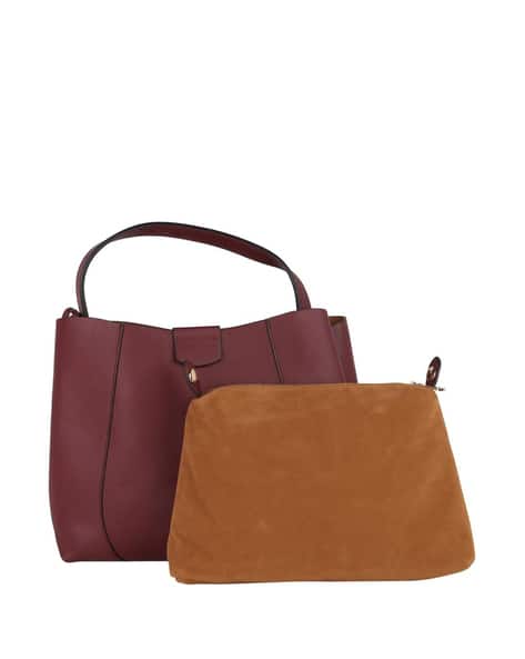 VAN HEUSEN Shoulder Handbag with Contrast Pouch