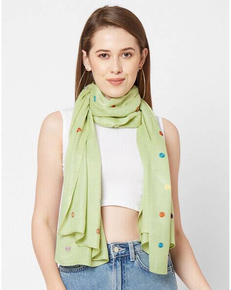 Buy Green Stoles \u0026 Scarves for Women by 
