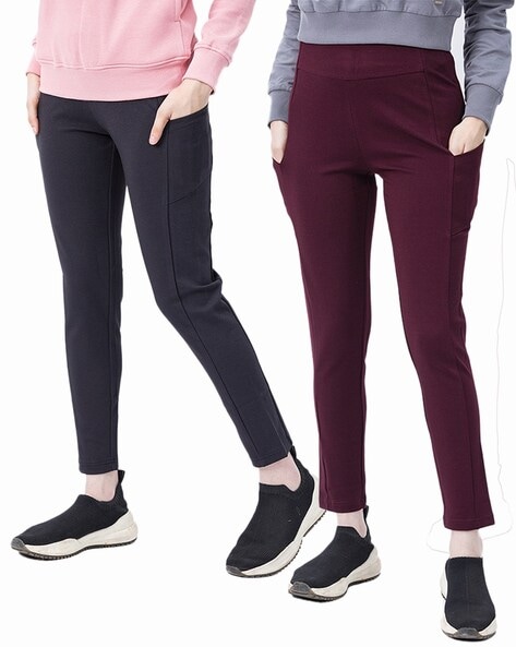 Mid-Rise Jeggings with Insert Pockets