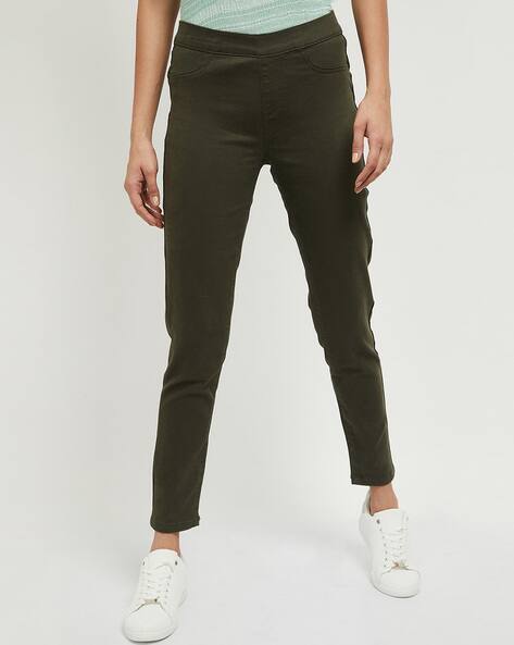 Buy Olive green Jeans \u0026 Jeggings for 