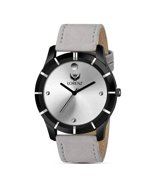 LORENZ MK-3034K Analogue Watch with Leather Strap