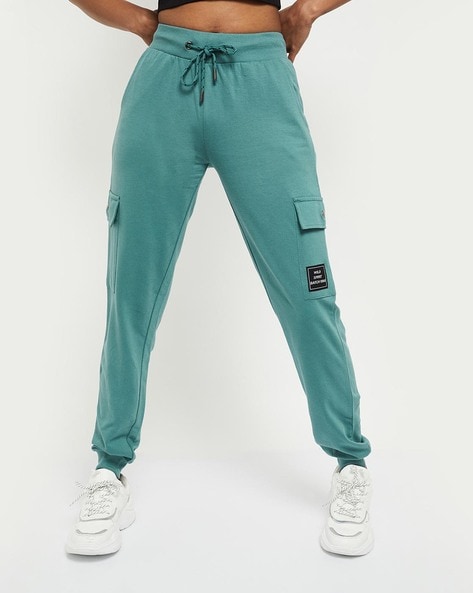 Buy Green Track Pants for Women by MAX Online Ajio