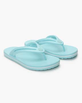 crocs slippers blue