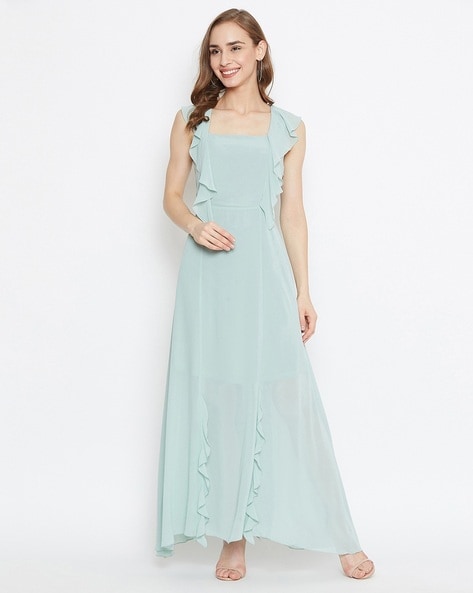 Madame Beige Embellished Fit-Flare Dress | Buy Dress Online for | Glamly