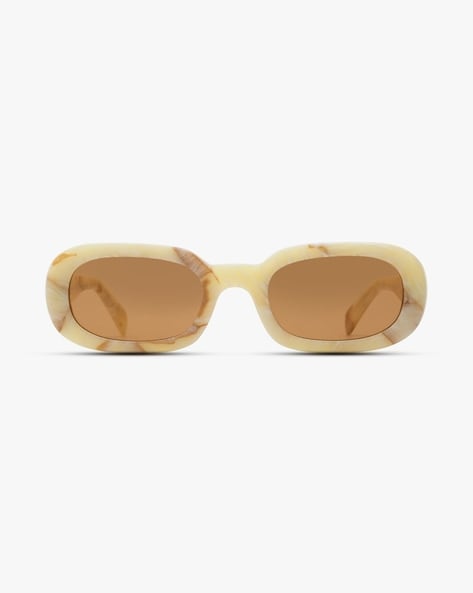 Buy Black Frame Grey Lens Oversized Oval Sunglasses for Women | Diva | SOJOS