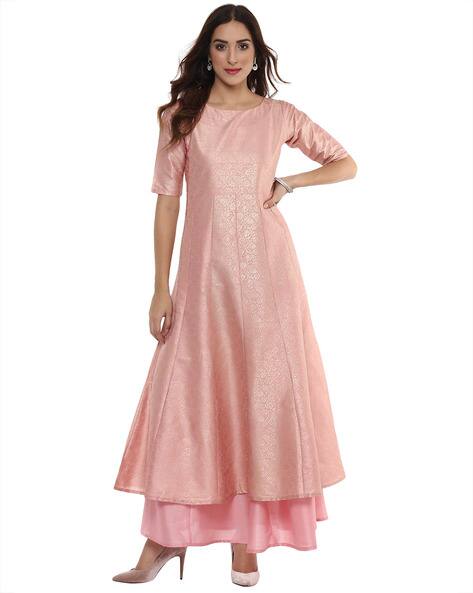Pink Kurtas for Women by AHALYAA Online 