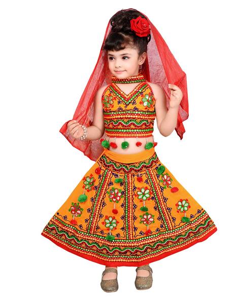 Rajputi poshak&saree - Small size rajputi poshak for your little princess.5  year to 10 year baby girl.colour available on demand | Facebook