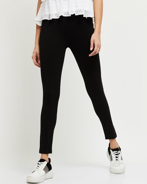 Buy Black Trousers & Pants for Women by max Online