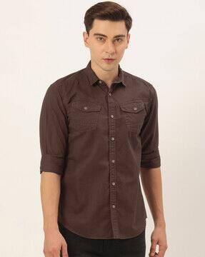Buy Brown Shirts for Men by iVOC Online 