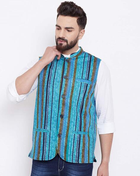 Even Striped Regular Fit Waistcoat