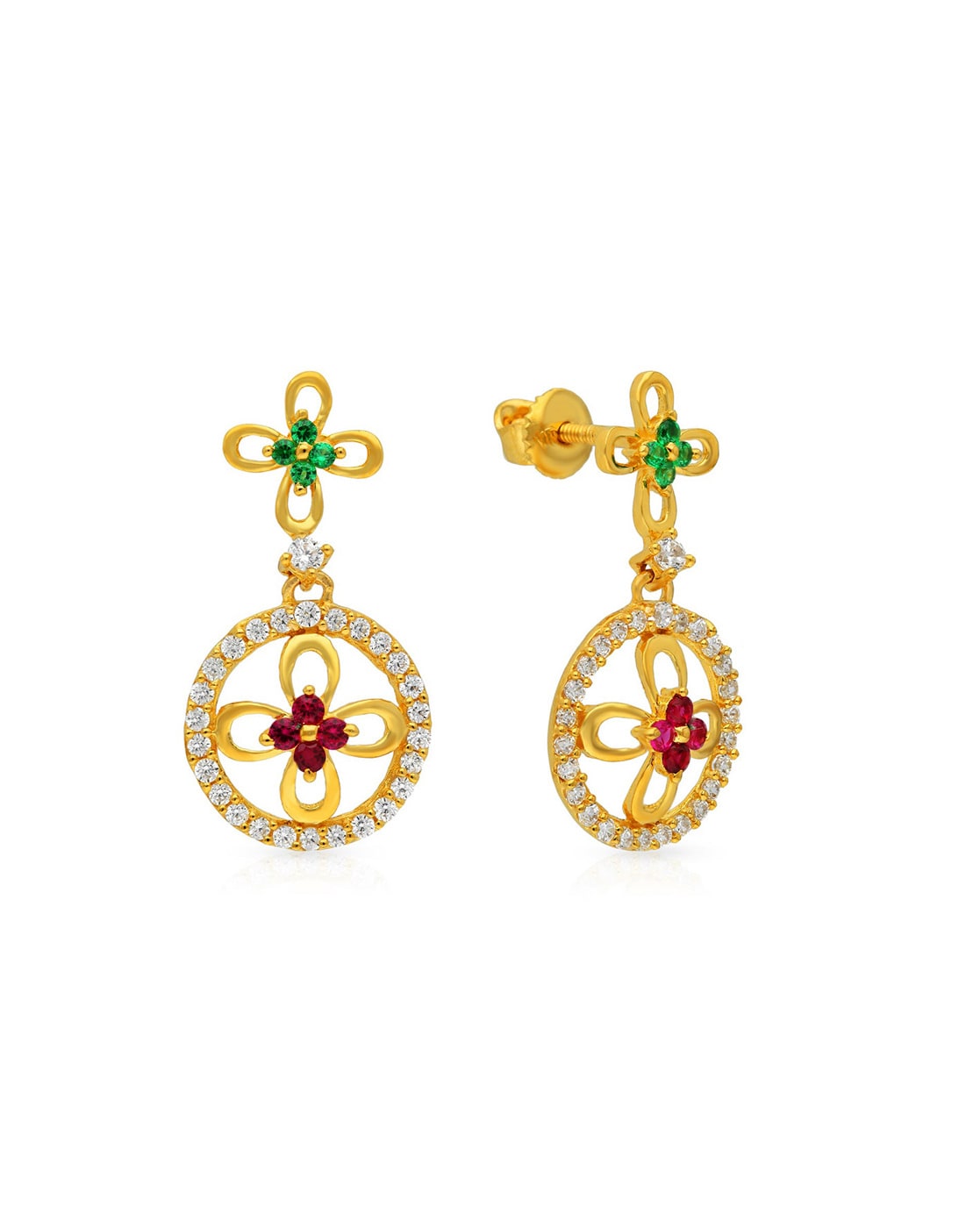 Buy Malabar Gold Earring EGDJNO022 for Women Online | Malabar Gold &  Diamonds