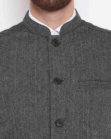 Nehru Jacket with Insert Pockets