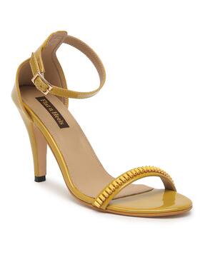 light yellow heels