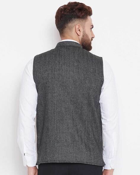 Nehru Jacket with Insert Pockets