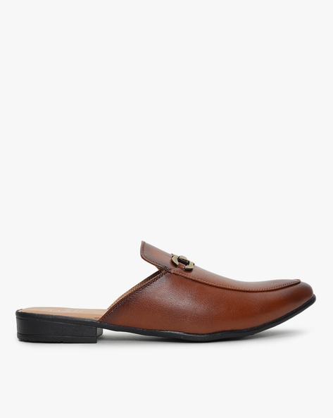 Buy RED TAPE Black Mens Leather Slipon Sandals | Shoppers Stop