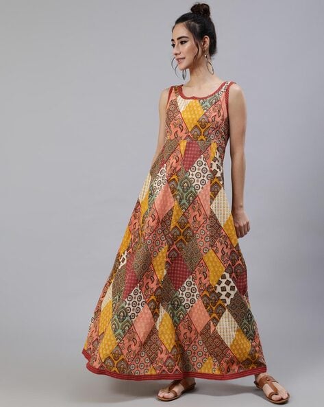 Limiguyue Ethnic Embroidery Bohemian Dress Cotton Linen Women Long Dresses  High Waist Tassel Pleated Spring Autumn Vestidos U303 - AliExpress