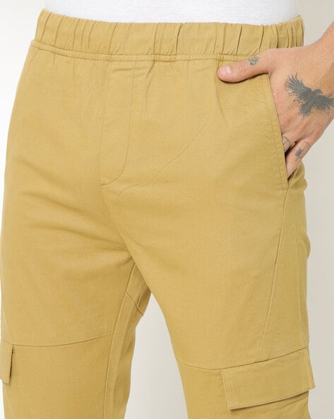 Buy Khaki Trousers  Pants for Men by FIFTY TWO Online  Ajiocom