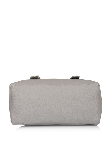 Porfeet Women Tote Bag Single Shoulder with Zipper Portable Versatile Large  Capacity Lady Handbag for Shopping,Grey