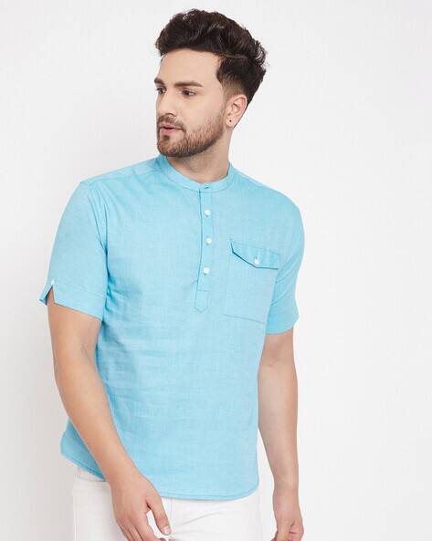 Buy Blue Kurtas for Men by Even Online 