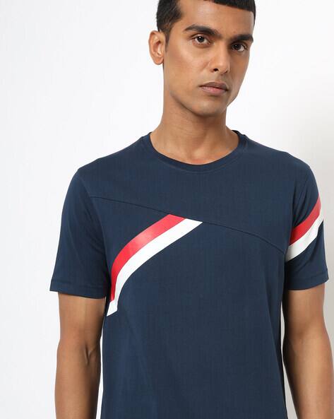 Navy Blue Tshirts for Men by LEE COOPER 