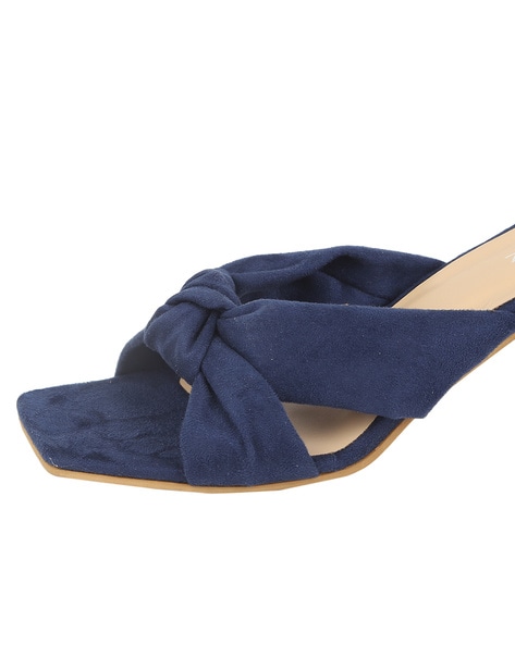 Navy suede online sandals