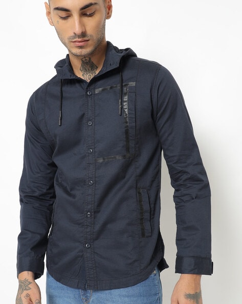 Mufti hooded shirt best sale