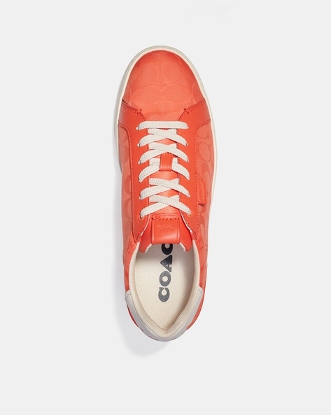 COACH®  Lowline Low Top Sneaker In Recycled Signature Jacquard